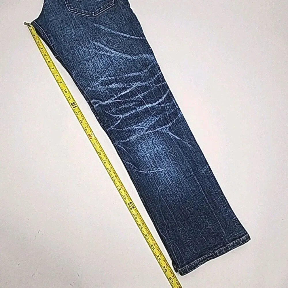 American Eagle Jeans Men Sz 33x32 Move Free Athletic Airflex+ Distress Distroyed